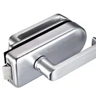 Door Lock Key Hotel Frameless Glass Door Lock Without Key