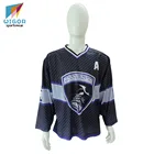100% Polyester Mesh Fabric Digital Printing Custom Hockey Team Uniform