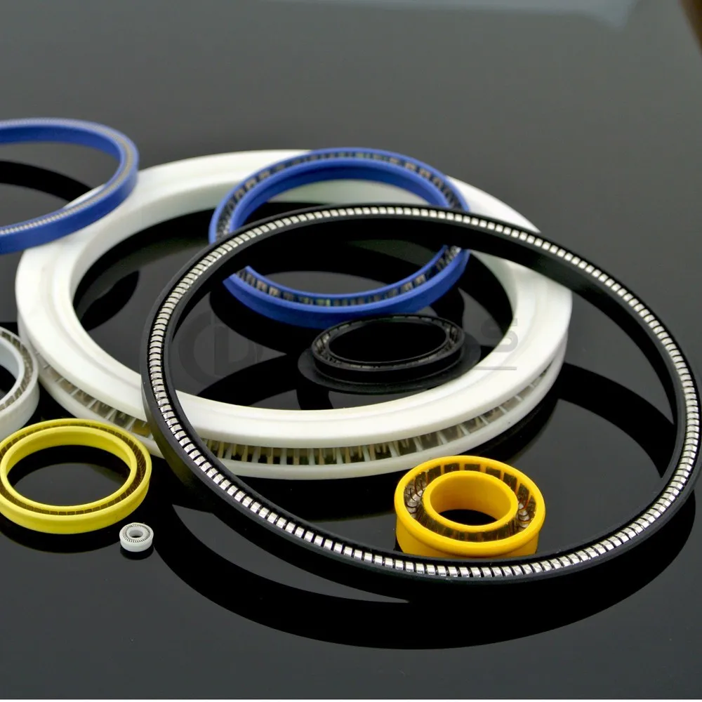 Teflon Spring Energized Seals/ Peek Spring Shaft Seals/pom Spring