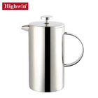Factory Oem Double Wall Insulation Stainless Steel Maker Set Coffee Plunger