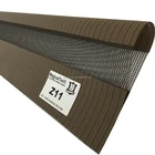 Poly Screen Mesh Rolls Sunscreen Zebra Blind Fabric