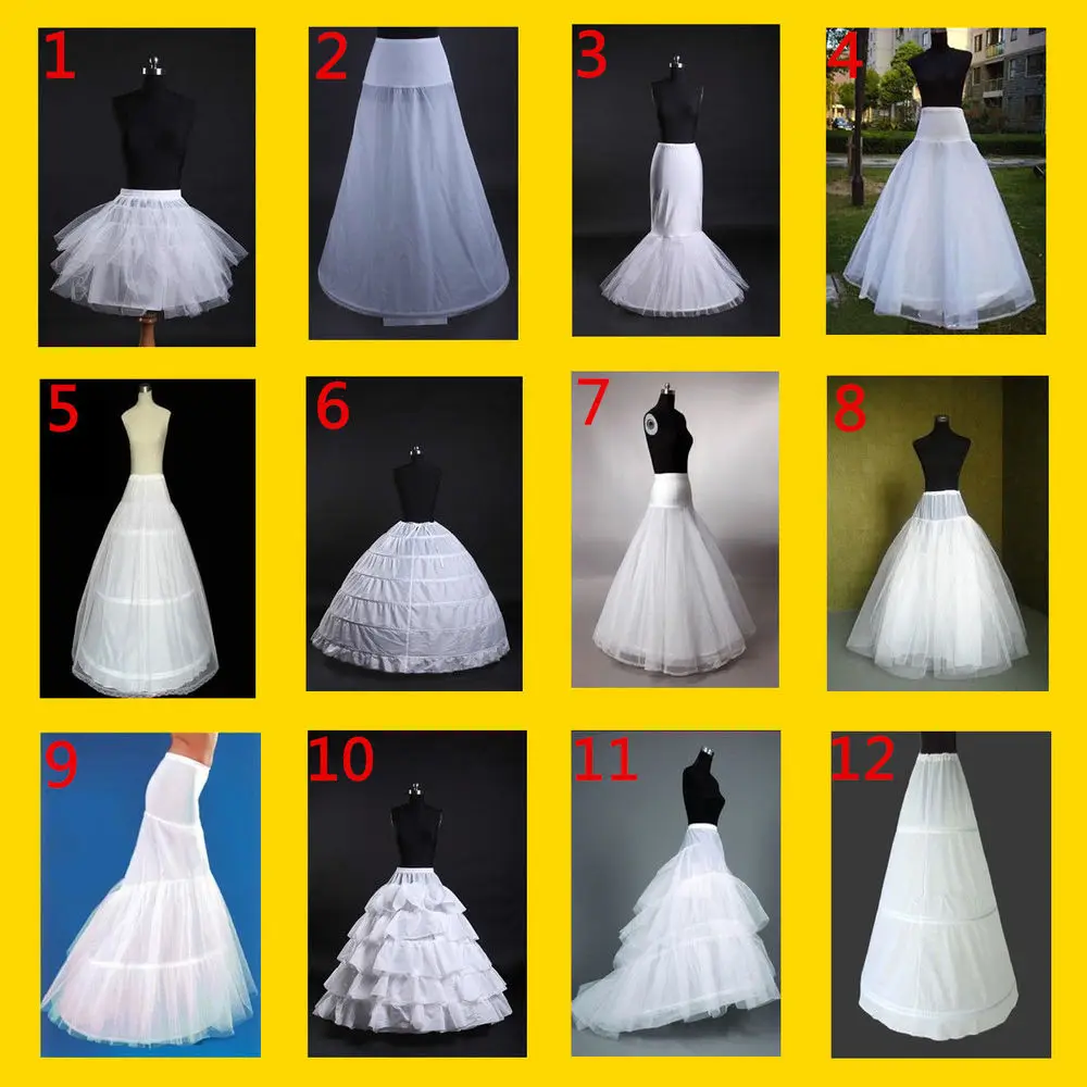 Fashion cheap wedding Petticoats 2014 3 hoops 1 layer of nets yarn Wedding dress Petticoat essential accessories Cash