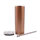 800ml 304 reusable straw double wall stainless steel cup