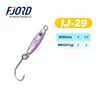 FJORD Mini baby fish 2g 3g metal fishing lure speed fall lead ice micro jig from custom jigging manufacturer