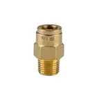 male threaded pipe quick connect push in air fittings