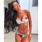 2019 new bikini ladies split floral sexy swimsuit
