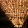 China manufacturer cheap decorative led curtain light Outdoor ramadan Decoration Droop 0.6M 1M 2M string lights