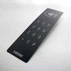 Waterproof membrane switch control panel graphics overlay sticker with 3m double sided tape