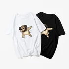 男性の Tシャツファッション動物犬プリントおかしい Tシャツメンズ夏カジュアル男性 Tシャツヒップホップ tシャツ