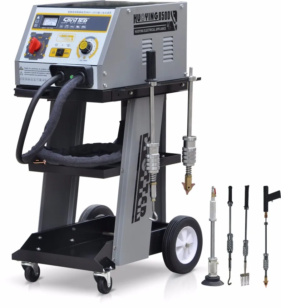 CE approved spot welding machines with dent puller for steel automobile