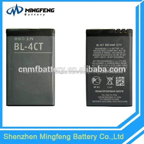 Gb standard t182872000 externe. bl4ct batteries. 5310xm/6700s téléphone portable pour nokia