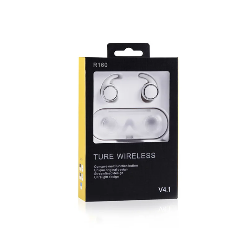 Promotional 2018 Wireless Headphones Stereo R160 5.0 Bluetooth Mini Earphone In-ear TWS Earbuds for Phone R160 - ANKUX.COM