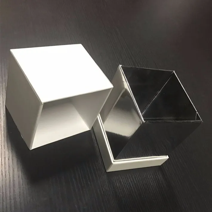 luxury rigid cardboard perfume decorated gift box