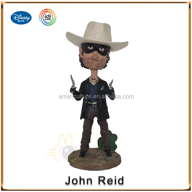 the long ranger 9"" resin toy john reid figure