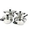 Newly Product 7-Piece Stainless Steel Home Collection Cookware Set Cooking Pot
