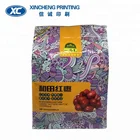 zipper snack food eight edge sealing bag customize flat bottom packaging