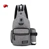 New Fashion 2 Way Multi-function Mens Shoulder Sling Bag Outdoor Crossbody Backpack Chest Bag With Bottle Pocket