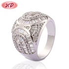 China Manufacturers Design Engagement White Cubic Zircon Natural Diamonds Ring