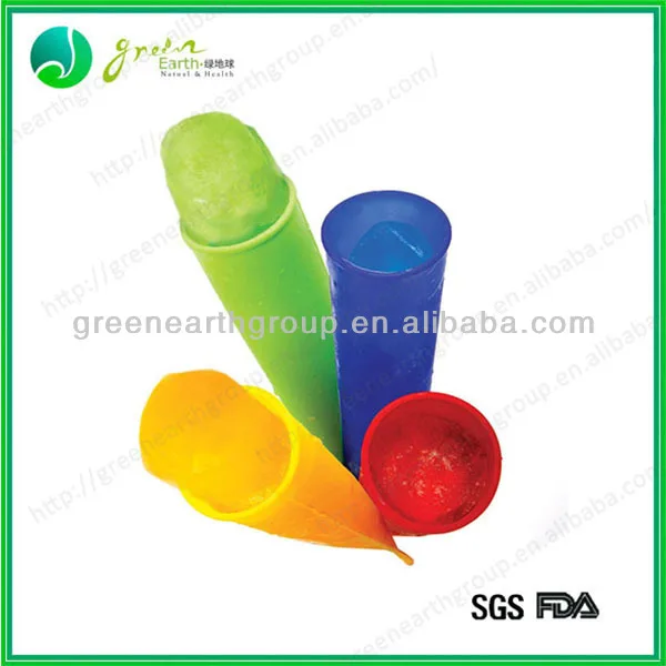 GreenEarth Food Grade Flexible Molding Silicone Ice Cube Tray Making Molds Ice Pop Maker