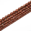 Natural Gold Sandstone Facet Beads Healing Power Energy Stone Gemstone Beads for Jewelry making 4 6 8 10mm