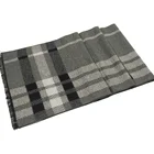 China Manufacturers Hot Selling Custom Designer Jacquard Woven High Fashion Brushed Polyester Viscose Winter Scarf