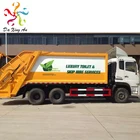 China famous brand chassis Dongfeng 20cbm garbage compactor truck
