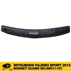 BONNET GUARD FOR MITSUBISHI PAJERO SPORT 2012 Front Air Deflector Hood Guard Hood Shield Bug Deflector OE design(DARK SMOKE)