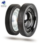 10 inch solid rubber wheel tire with bearing