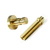 custom CNC machining brass/aluminum blind pin electrical plug
