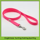 softer PVC coated nylon pet dog leash in neon pink supplies