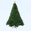 Premium dense PVC tip Christmas tree with pine cones