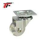 furniture PU transparent caster, plain bore