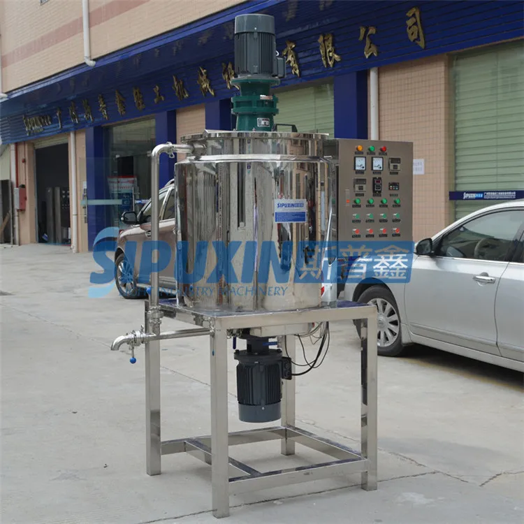 100L electric hearting upper stir bottom homogenizer (5)