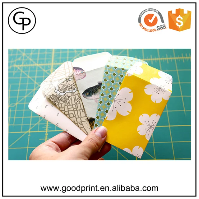 wholesale custom fancy envelope design printing for invitation