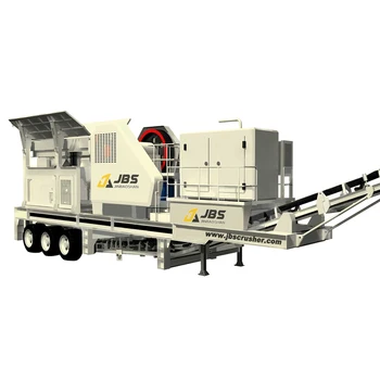 Basalt rock mobile jaw crusher with high performance for sale