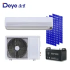 Off grid system DC 48V 18000BTU 100% solar air conditioner, split type for home use