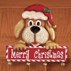Gift Box Decoration Decoration Christmas Gift Box Cat Art Door Hanging Decoration