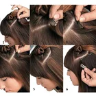 Clip extensions remy human brazilian human hair body wave clip in hair extention