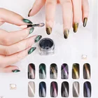 3D Chameleon Cat Eyes UV Gel Pigment Powder Soak Off Magnetic Nail Varnish Nail Art Semi Permanent Led UV Gel