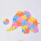 Educational fridge magnet puzzle game animal toy for kids