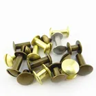 Brass chicago screws male female bolt screws for leather