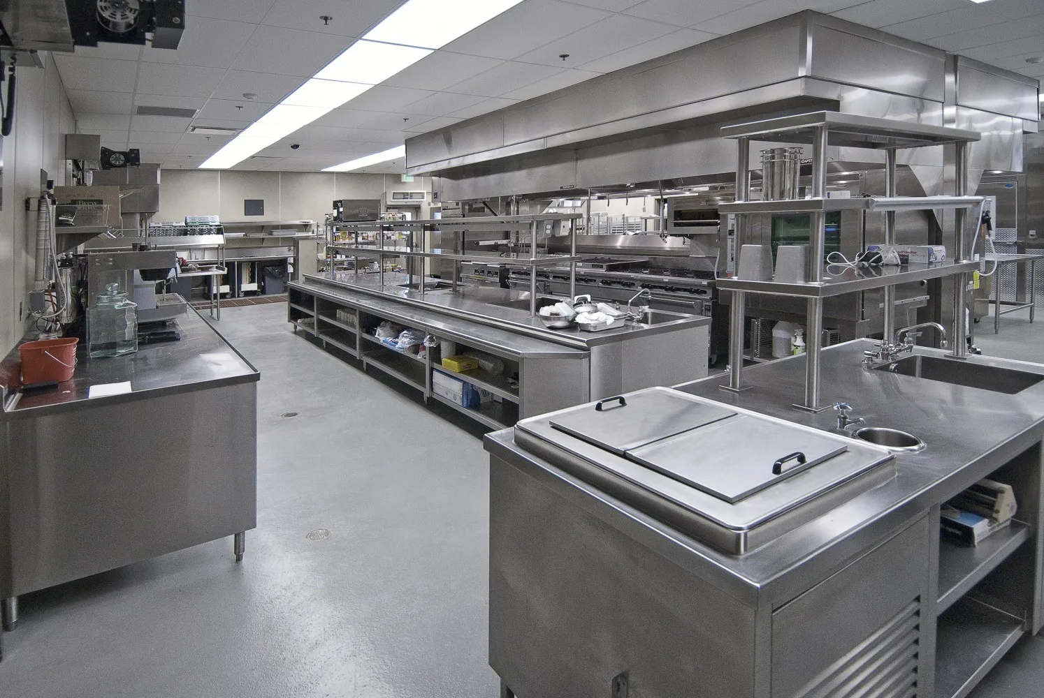 Whole set of commercial layout design hotel kitchen equipment for