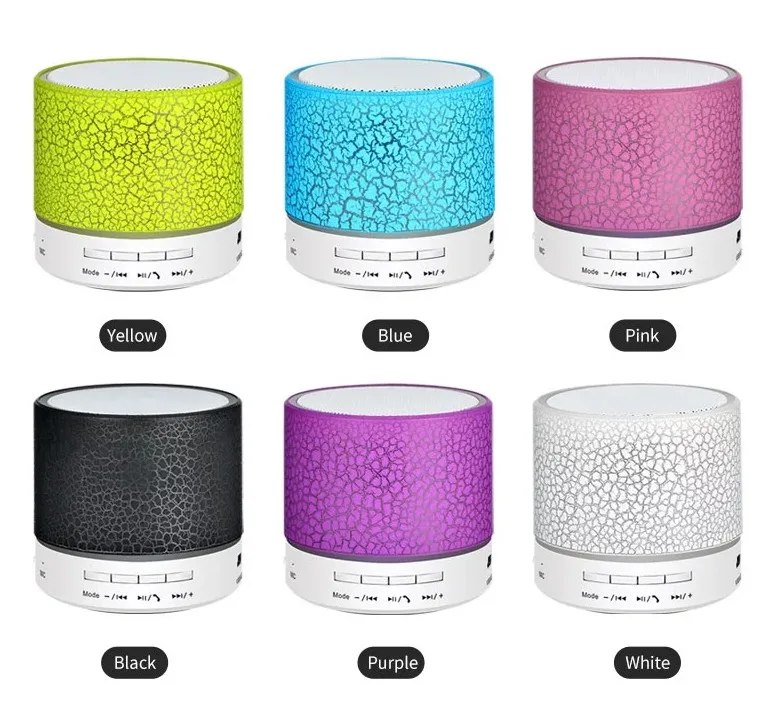 Cute Wireless Remote Control Musical glowing LED Mini Bluetooth Speaker JB-A9 - ANKUX.COM