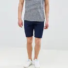 Summer Custom Men's Spandex Cotton Classic Navy Workout Sport Gym Hot Shorts