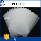 Clear Plastic Flat Packing Gift Box Pet Film Sheets