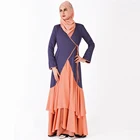 wholesale abaya designs latest summer plus size women muslim cotton dress in different colors