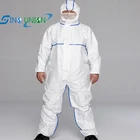 dust proof safety working garment/disposable coverall/industrial protective disposable clothing