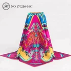 Fashionable Digital Printed Black Mens Silk Bandana