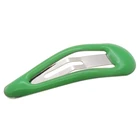 Wholesale fashion pure color green hair accessories clips for girls