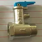 1/2" Water Heater Brass Safety Valve with Fixed Handle--(Brass Core/Pin, 8 Bar)